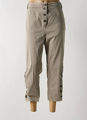 Pantalon 7/8 talie înaltă talie înaltă gri FRED SABATIER femme