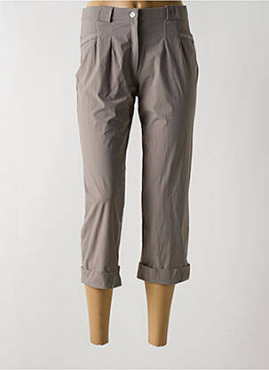 Pantalon trei sferturi gri CHRISTINE LAURE femeie