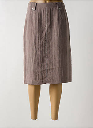 Fustă midi gri JEAN DELFIN femeie