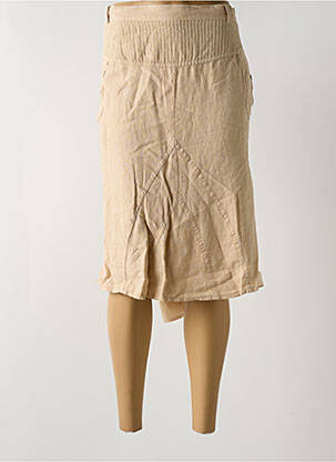 Fustă midi bej FRED SABATIER femeie