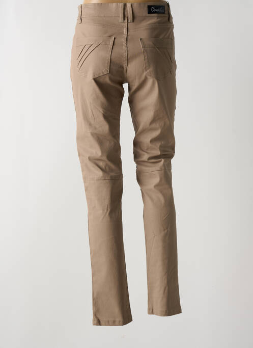 Pantalon slim bej COWEST femeie