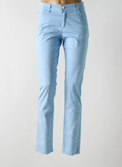 Pantalon slim albastru COWEST femeie