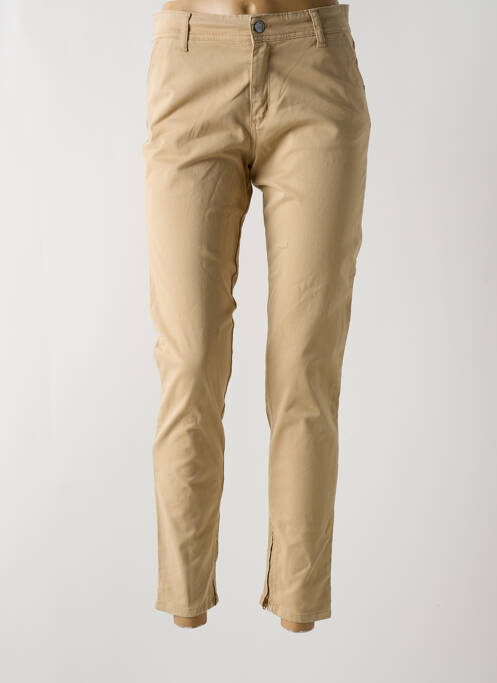 Pantalon 7/8 bej COWEST femeie
