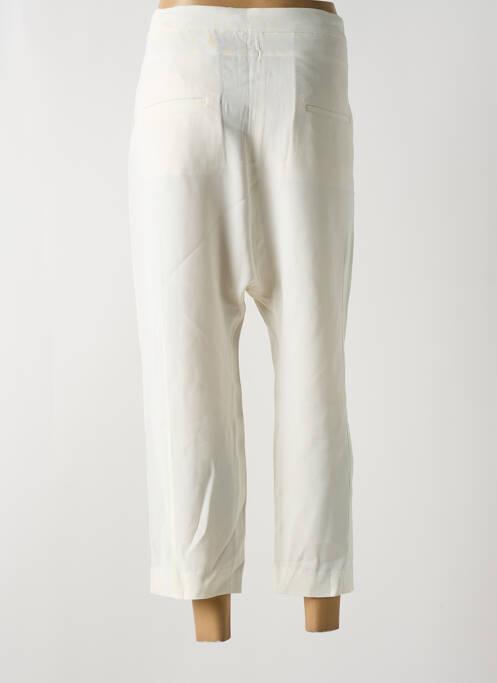 Pantalon 7/8 alb NORO femeie