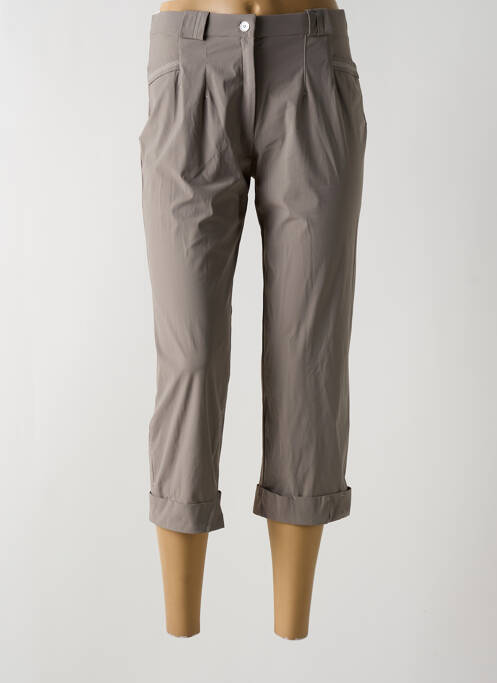 Pantalon trei sferturi gri CHRISTINE LAURE femeie