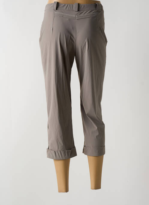 Pantalon trei sferturi gri CHRISTINE LAURE femeie