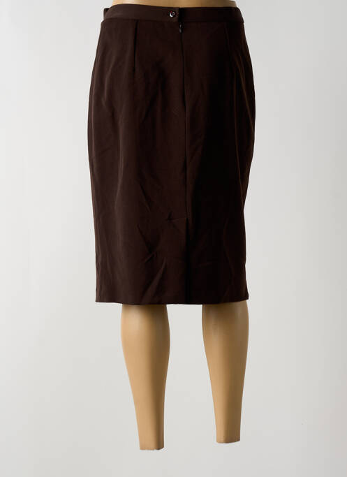 Fustă midi maro QUATTRO femeie