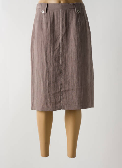 Fustă midi gri JEAN DELFIN femeie