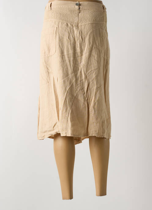 Fustă midi bej FRED SABATIER femeie