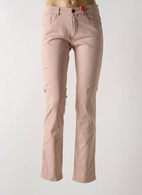 Pantalon drept roz ASCARI femeie