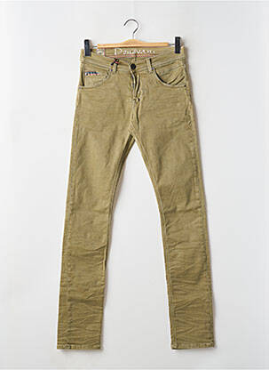 Blugi cu croială slim verde DONOVAN bărbat