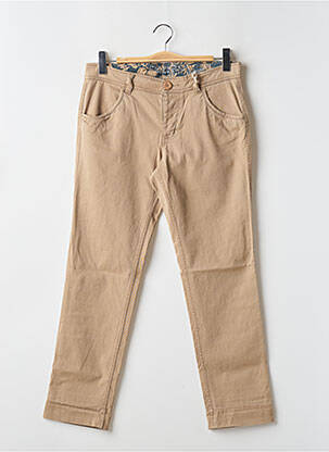 Pantalon chino elasticitate mărime normală bej TEDDY SMITH bărbat