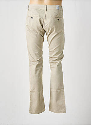 Pantalon chino țesătură poplin talie joasă bej DN.SIXTY SEVEN bărbat