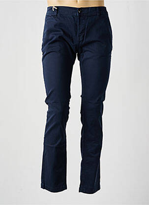 Pantalon chino țesătură poplin talie joasă albastru DN.SIXTY SEVEN bărbat