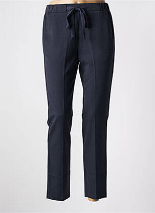Pantalon 7/8 talie elastică mărime normală albastru GRACE & MILA femeie