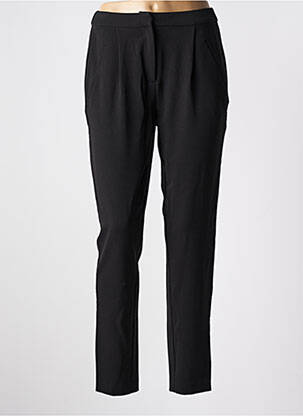 Pantalon slim talie elastică negru VILA femeie