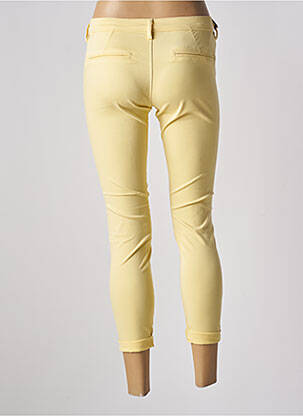 Pantalon chino talie joasă talie joasă galben TEDDY SMITH femeie