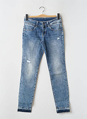 Blugi cu croială slim albastru TEDDY SMITH fată