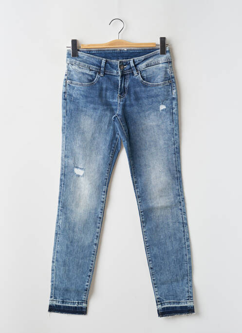 Blugi cu croială slim albastru TEDDY SMITH fată