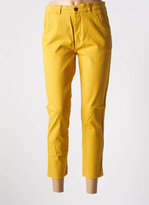 Pantalon chino galben REIKO femeie