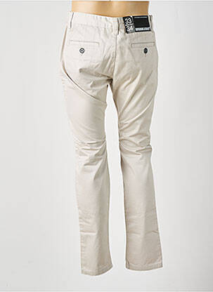 Pantalon chino țesătură poplin mărime normală bej DR DENIM bărbat