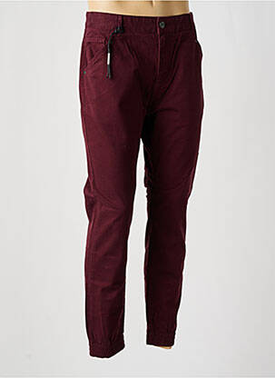 Pantalon chino elasticitate mărime normală roșu TWO ANGLE bărbat