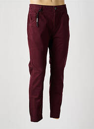 Pantalon chino elasticitate mărime normală roșu TWO ANGLE homme