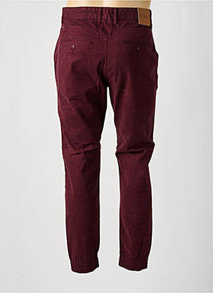 Pantalon chino elasticitate mărime normală roșu TWO ANGLE bărbat