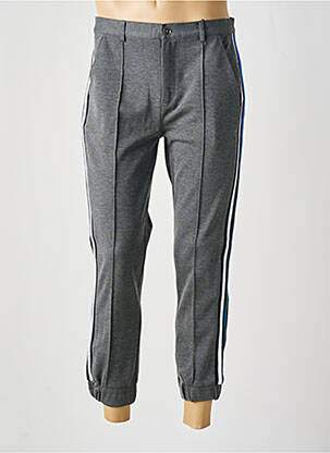 Pantalon 7/8 țesătură melanj mărime normală gri ELEVEN PARIS bărbat