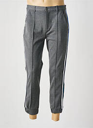 Pantalon 7/8 țesătură melanj mărime normală gri ELEVEN PARIS bărbat