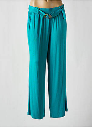 Pantalon larg albastru SURKANA femeie