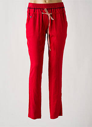 Pantalon drept roșu LE PETIT BAIGNEUR femeie