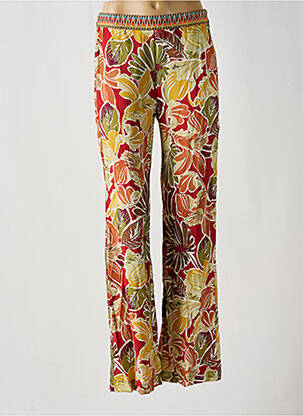 Pantalon drept roșu GEISHA femeie