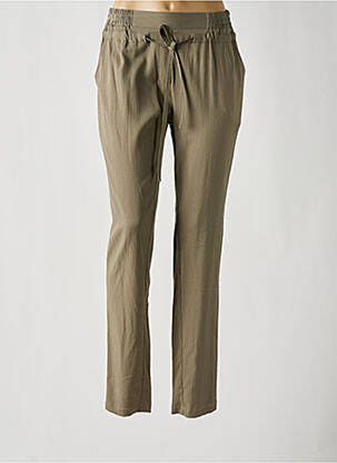 Pantalon slim verde LE PETIT BAIGNEUR femeie