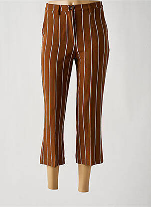 Pantalon trei sferturi maro RINASCIMENTO femeie