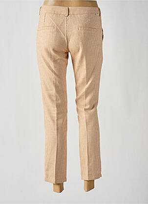 Pantalon 7/8 elasticitate talie joasă bej REIKO femeie