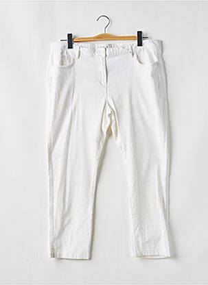 Pantalon trei sferturi alb C'EST BEAU LA VIE femeie