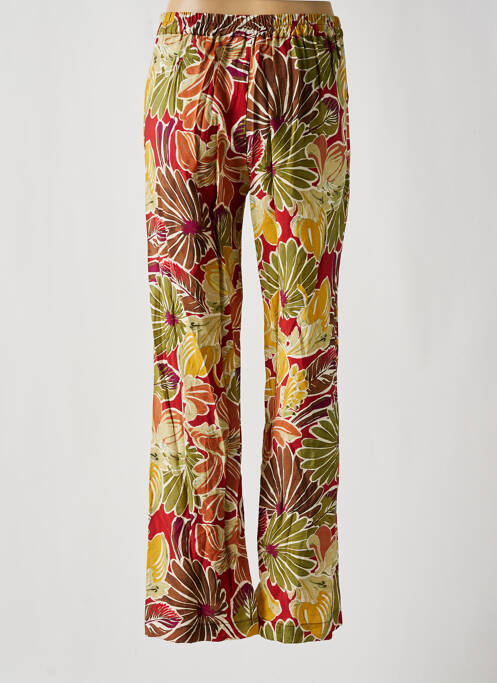 Pantalon drept roșu GEISHA femeie