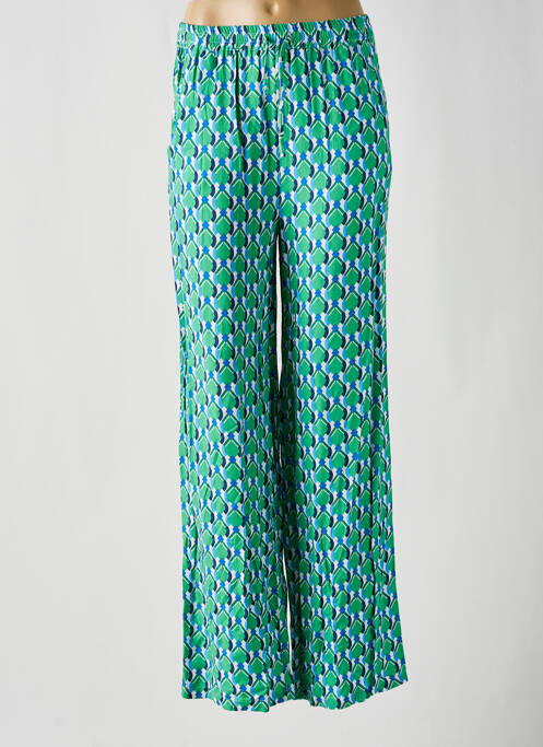 Pantalon drept verde C'EST BEAU LA VIE femeie