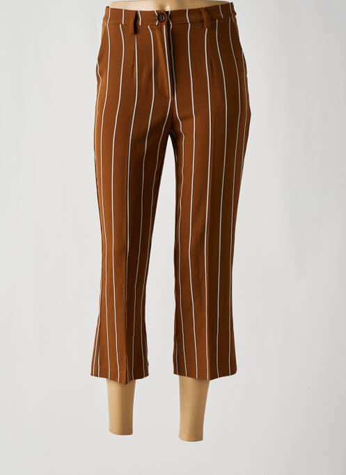 Pantalon trei sferturi maro RINASCIMENTO femeie