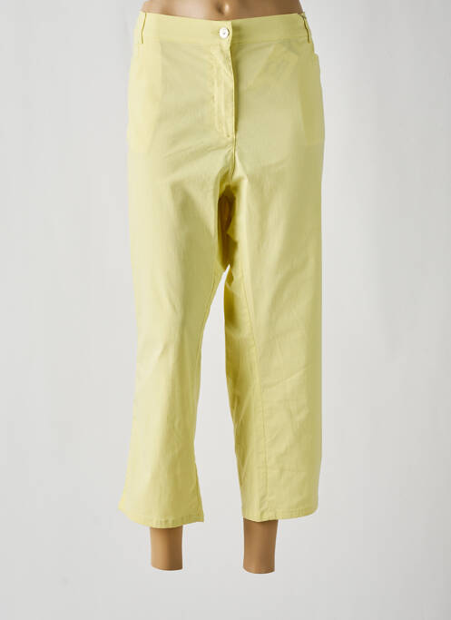 Pantalon trei sferturi galben DIANE LAURY femeie