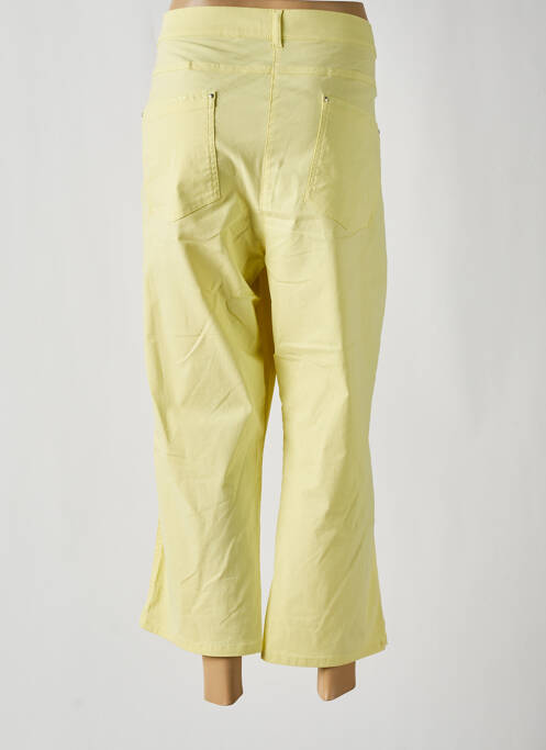 Pantalon trei sferturi galben DIANE LAURY femeie