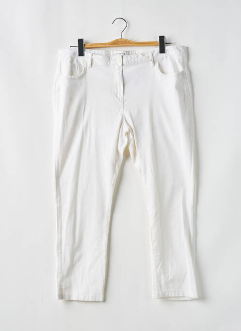 Pantalon trei sferturi alb C'EST BEAU LA VIE femeie