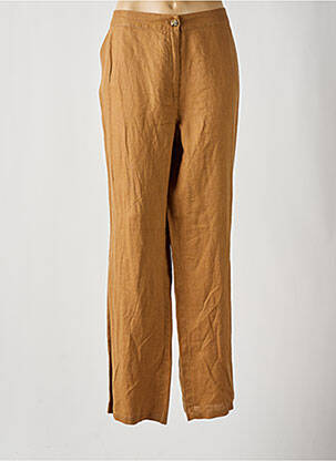 Pantalon drept galben DIANE LAURY femeie