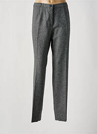 Pantalon drept elasticitate talie înaltă gri ANNE KELLY femme