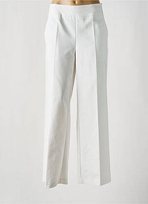 Pantalon larg alb VERO MODA femeie