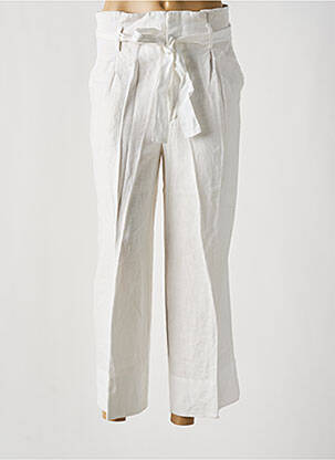 Pantalon 7/8 alb OUI femeie