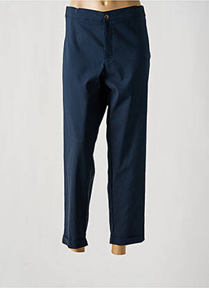 Pantalon 7/8 țesătură poplin mărime normală albastru WALTRON femeie