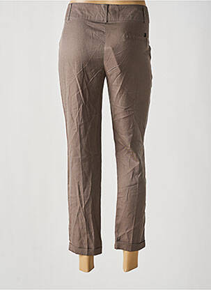 Pantalon 7/8 talie cu cleme talie joasă gri LES P'TITES BOMBES femeie