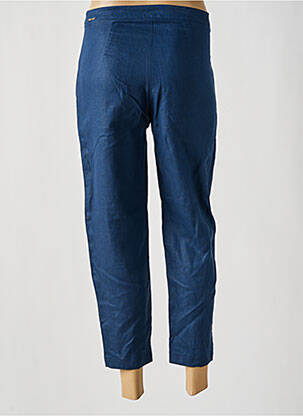Pantalon 7/8 talie înaltă talie înaltă albastru MALOKA femeie